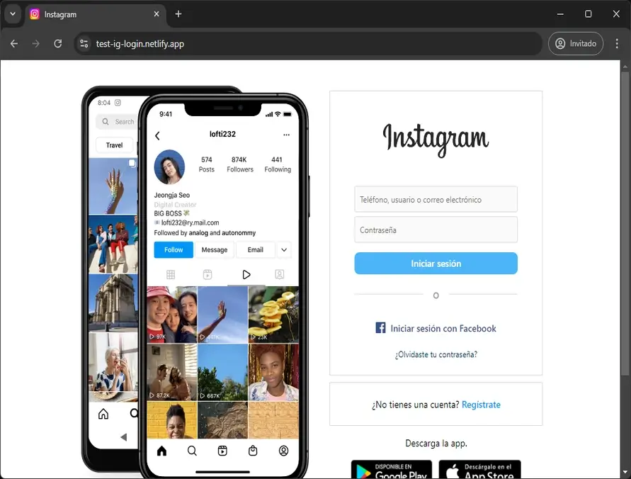 Instagram Login